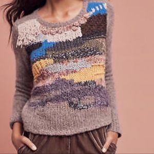 NWT Anthropologie Hand Knit by Dollie Sweater